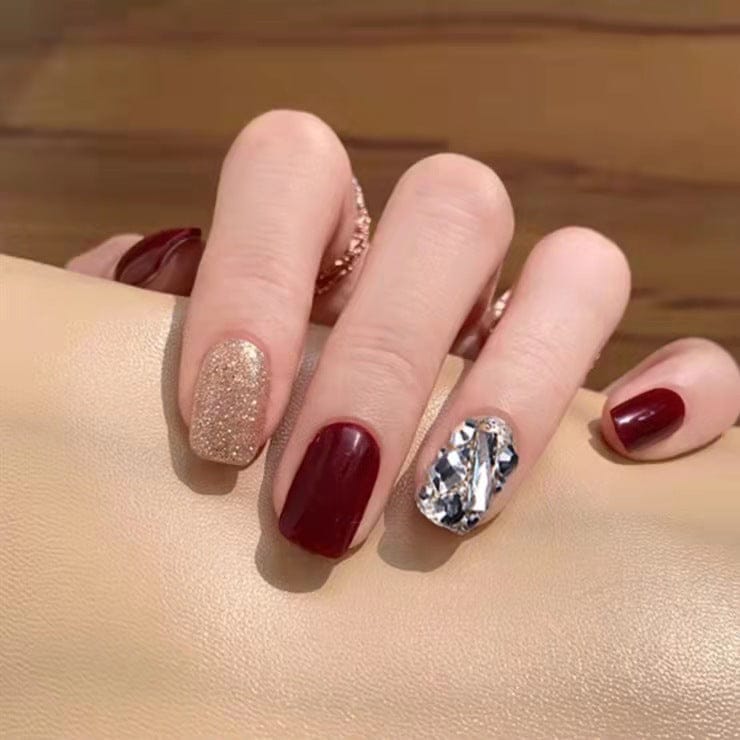 25 Maroon Nails Color and Designs for 2024 | Maroon nails, Maroon nail  designs, Stylish nails designs